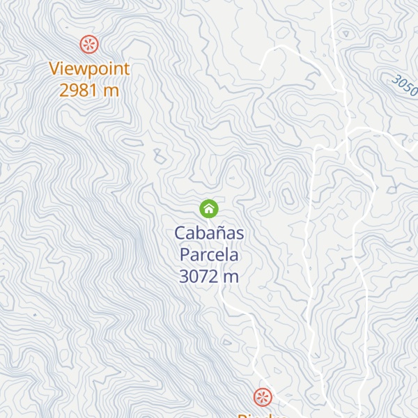 Map of Cabañas Parcela