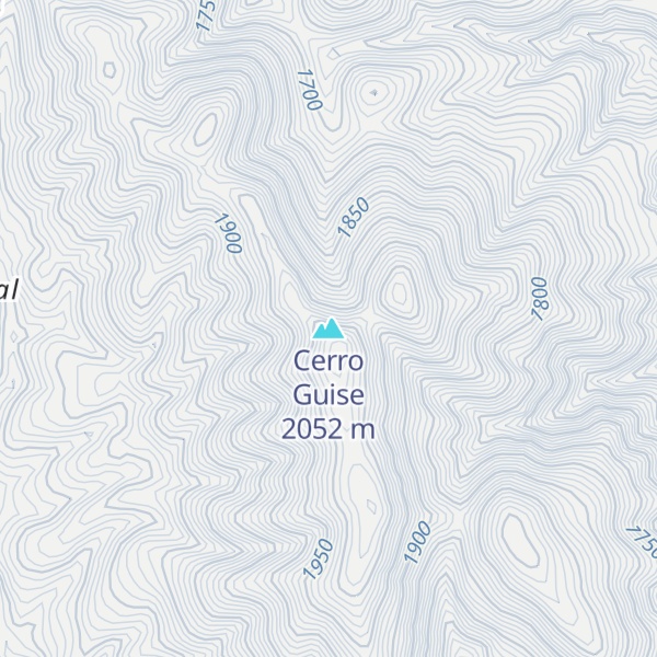 Map of Cerro Guise