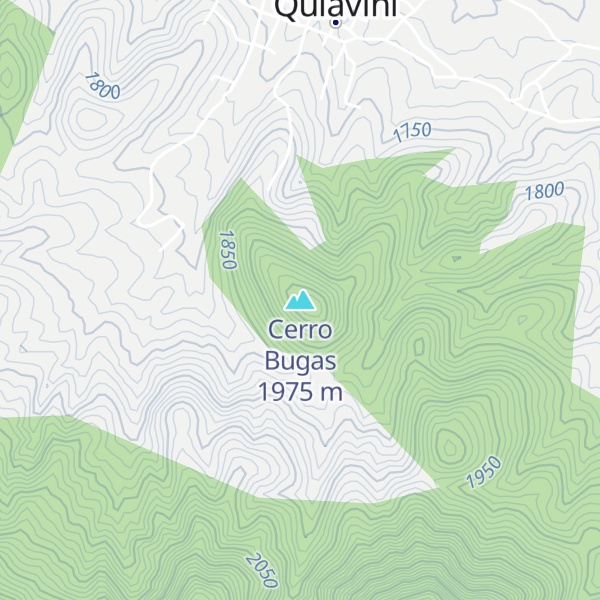 Map of Cerro Bugas