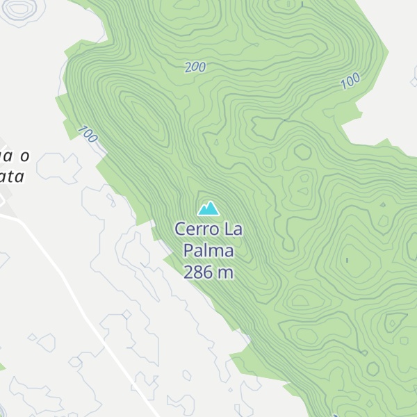 Map of Cerro La Palma