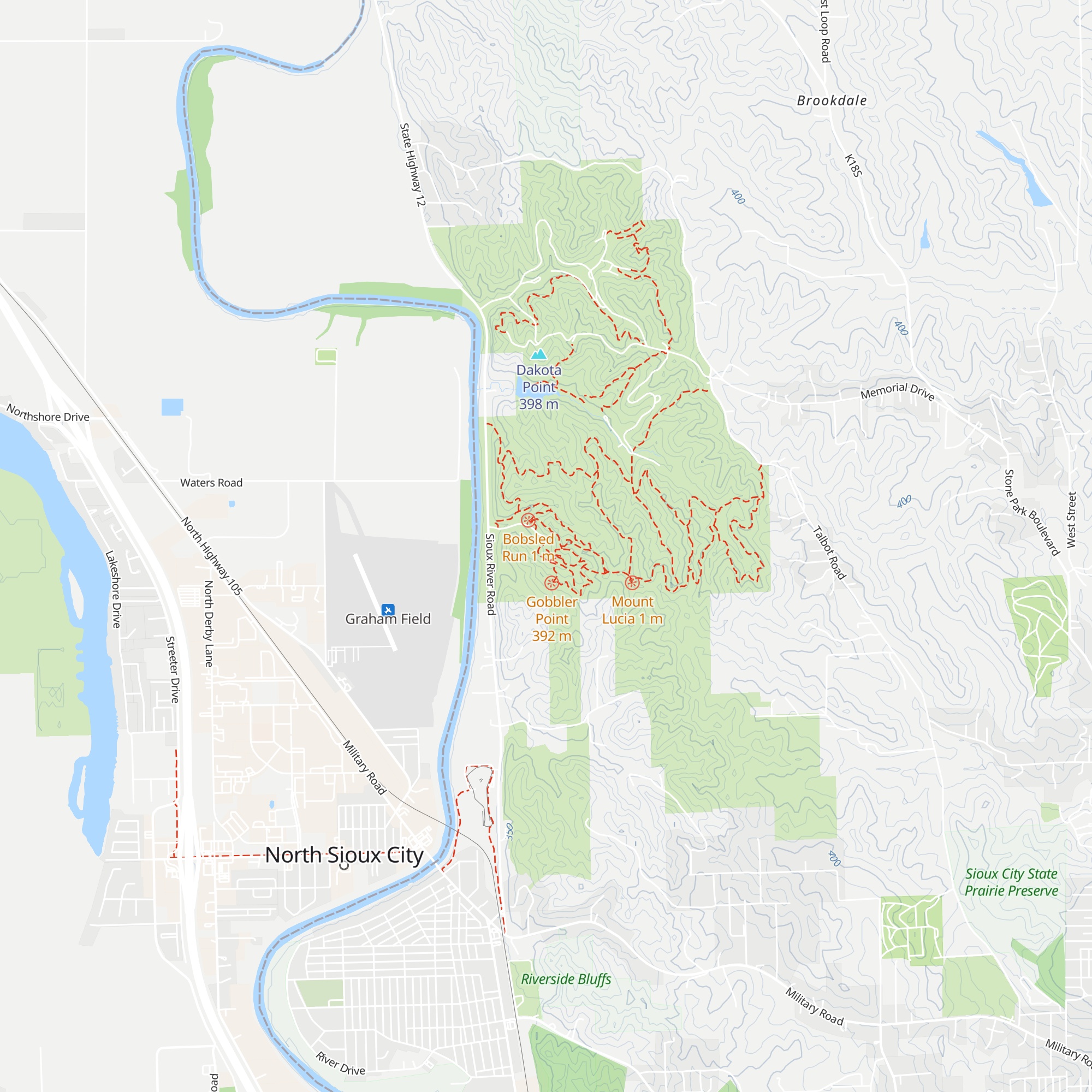Dorothy Pecaut Nature Center map