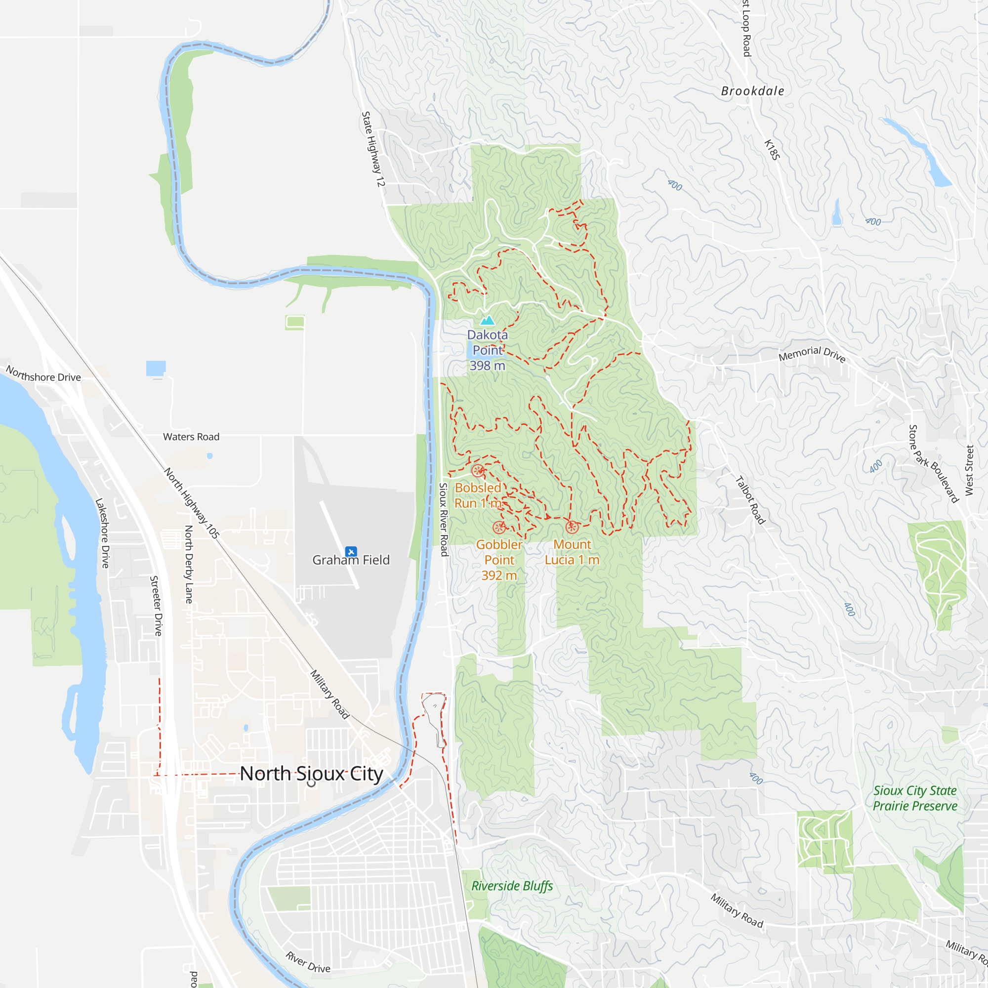 Dorothy Pecaut Nature Center map