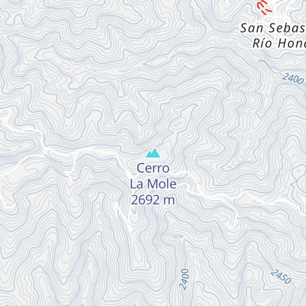 Map of Cerro La Mole