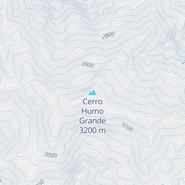 Map of Cerro Humo Grande