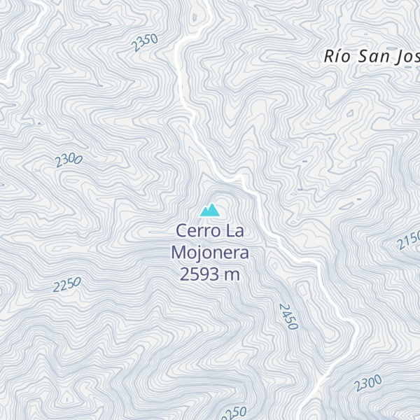 Map of Cerro La Mojonera