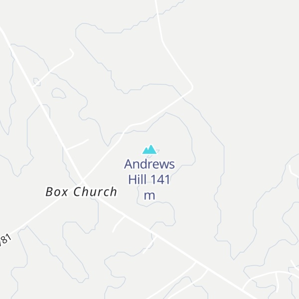 Map of Andrews Hill