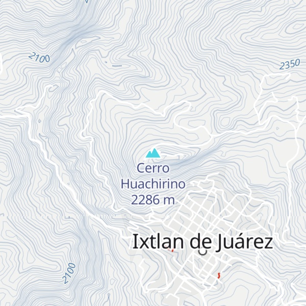 Map of Cerro Huachirino