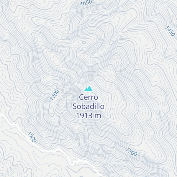 Map of Cerro Sobadillo