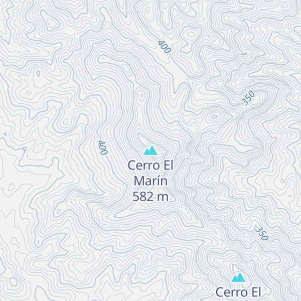 Map of Cerro El Marín