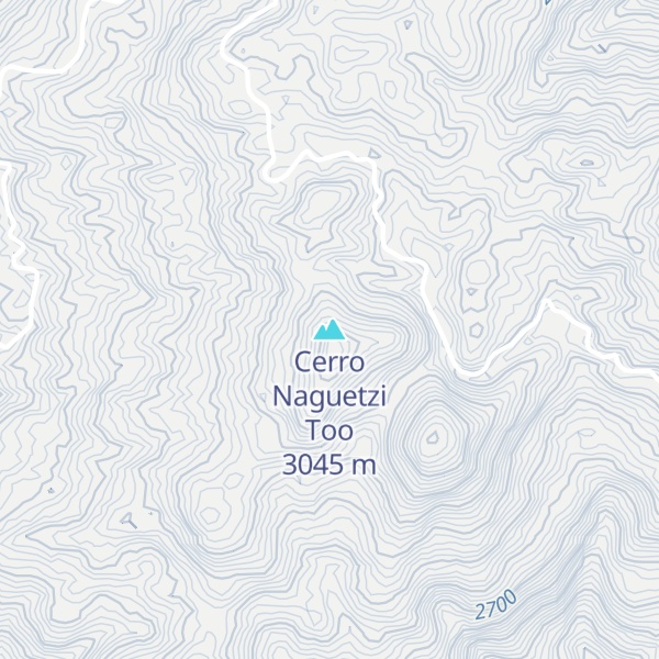 Map of Cerro Naguetzi Too