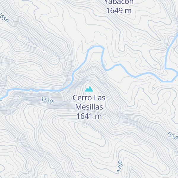 Map of Cerro Las Mesillas