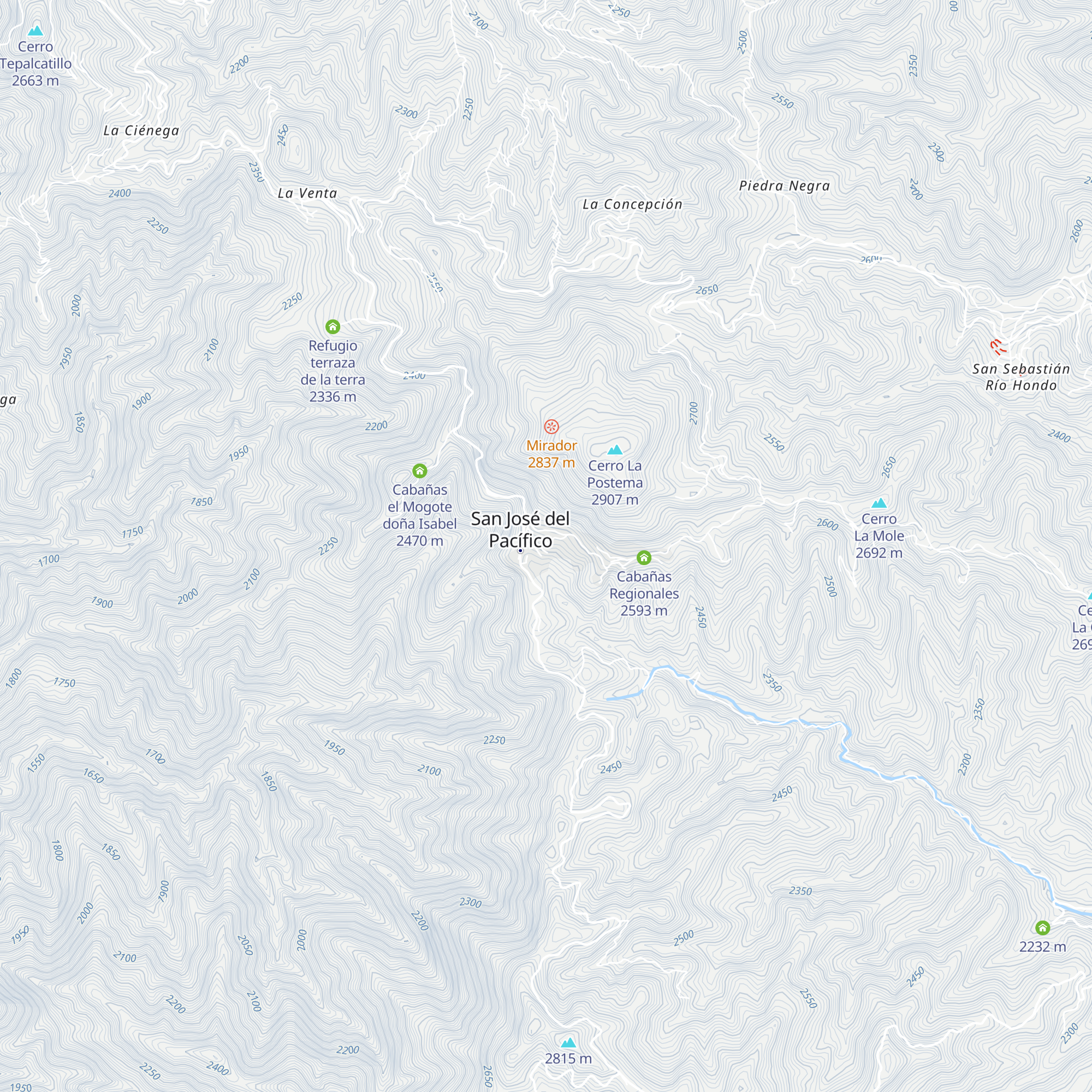 Cabañas Alma Serrana map