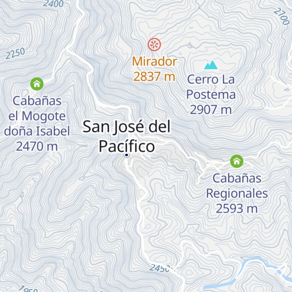 Map of Cabañas Puerta Escondida