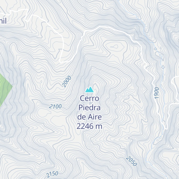 Map of Cerro Piedra de Aire