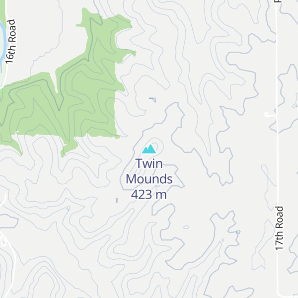 Map of Twin Mounds