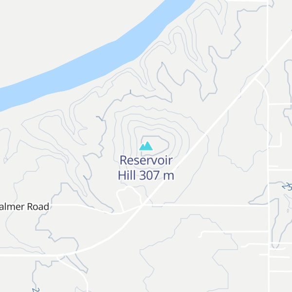 Map of Reservoir Hill