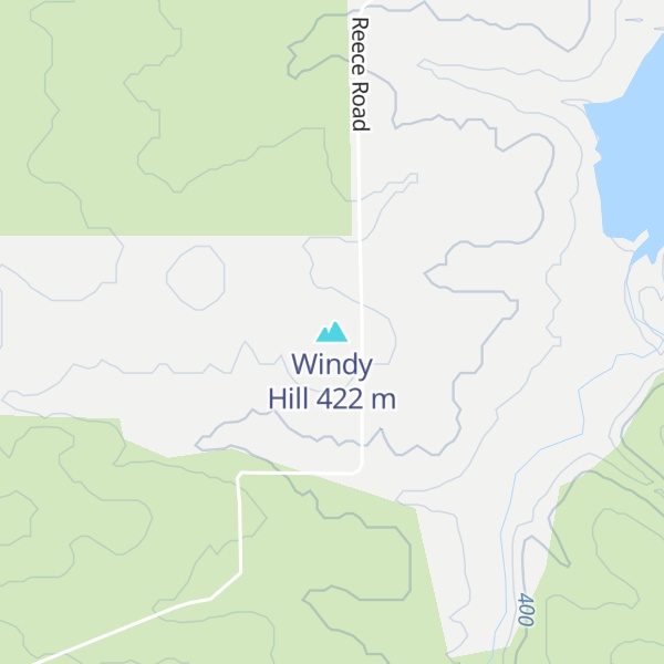 Map of Windy Hill