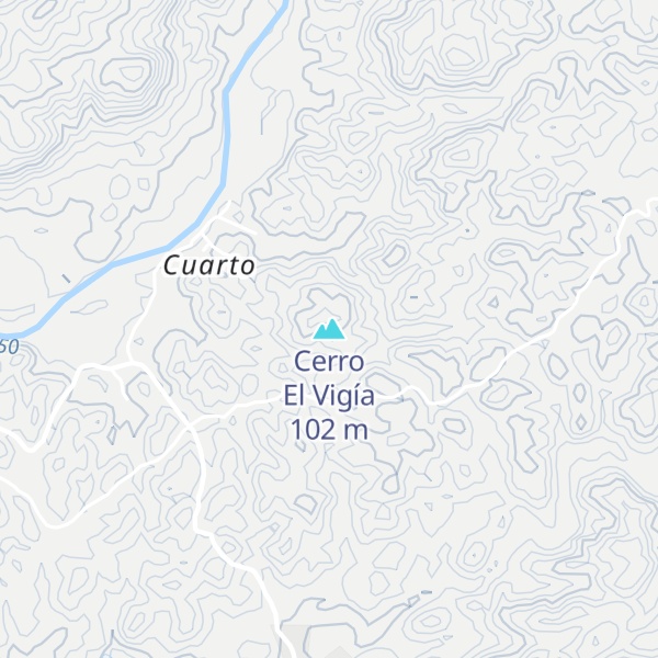 Map of Cerro El Vigía