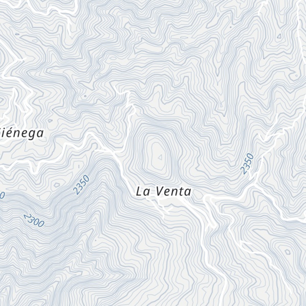 Map of Cerro El Palmar