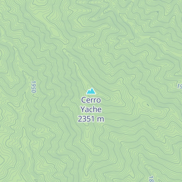 Map of Cerro Yache