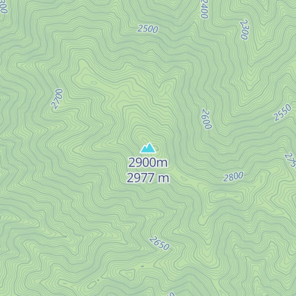 Map of 2900m