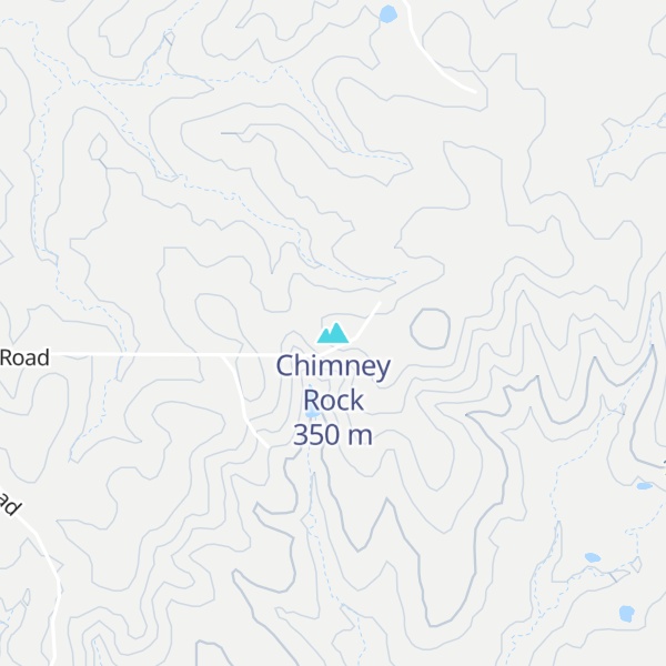 Map of Chimney Rock