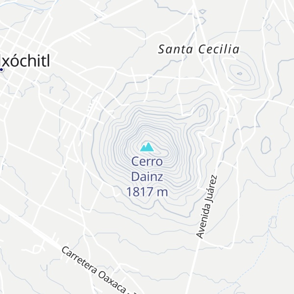 Map of Cerro Dainz