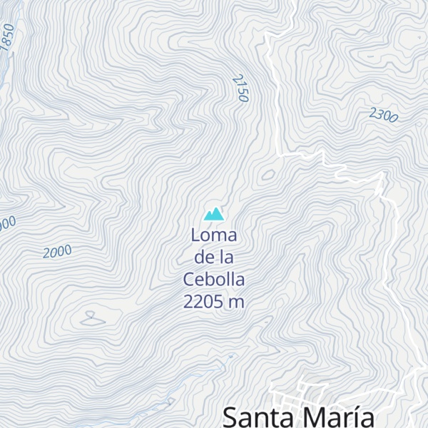 Map of Loma de la Cebolla
