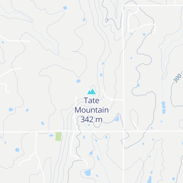 Map of Tate Mountain