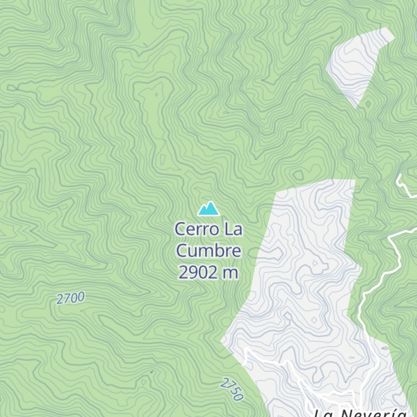 Map of Cerro La Cumbre