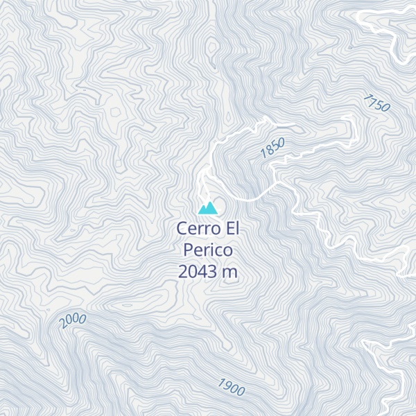 Map of Cerro El Perico