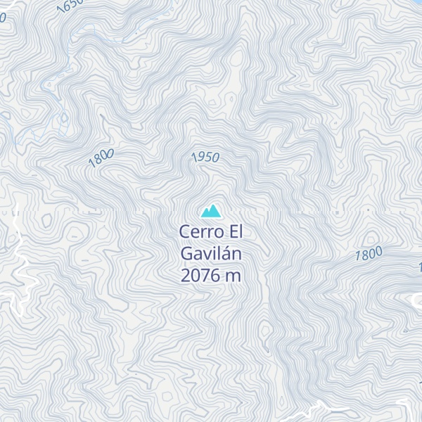 Map of Cerro El Gavilán