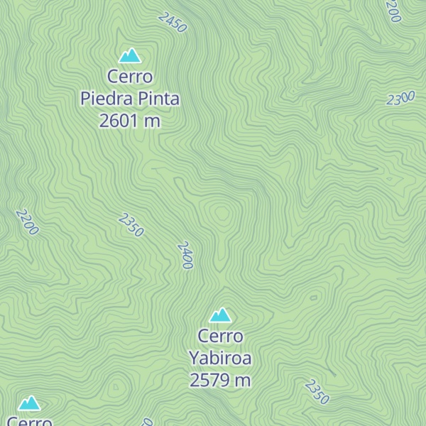 Map of Cerro Piedra Colorada