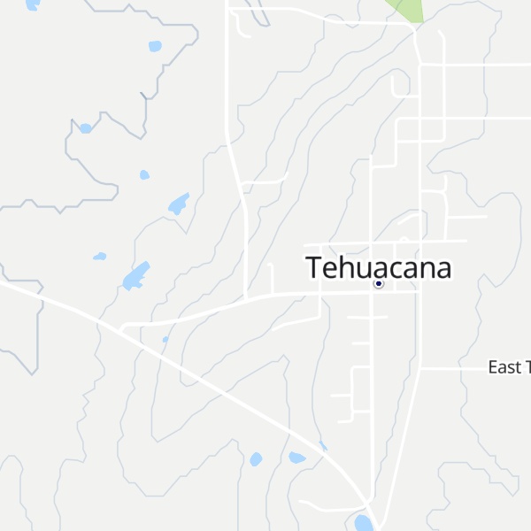 Map of Tehuacana Hills