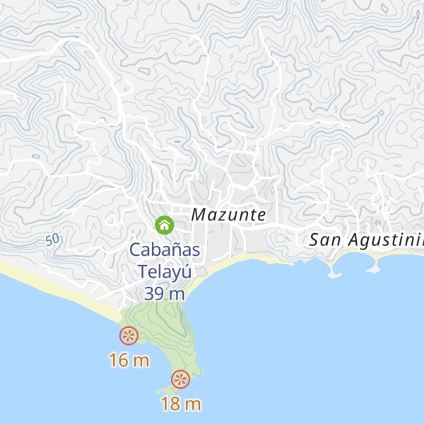 Map of Posada Los Duendes