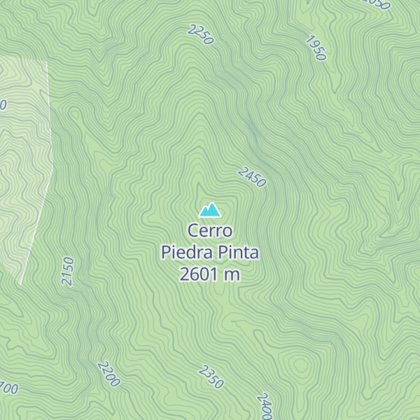 Map of Cerro Piedra Pinta