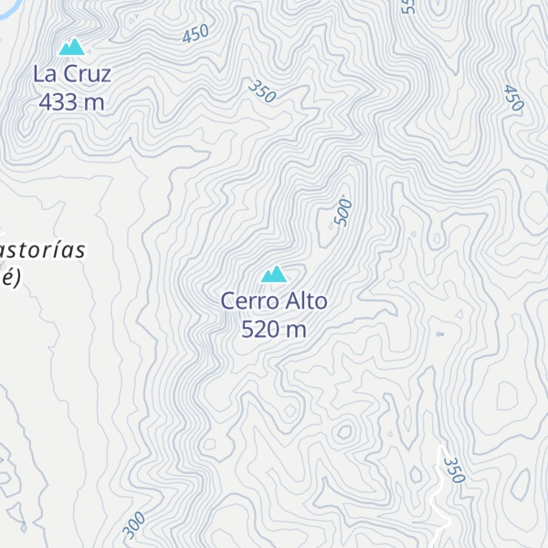 Map of Cerro Alto