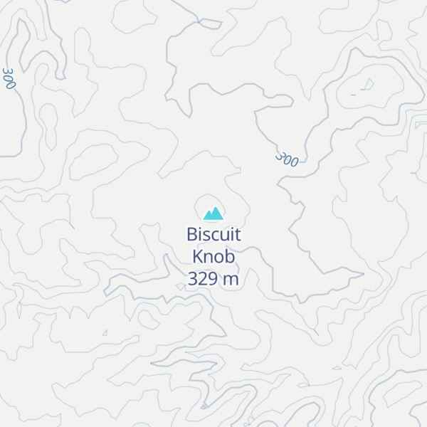 Map of Biscuit Knob