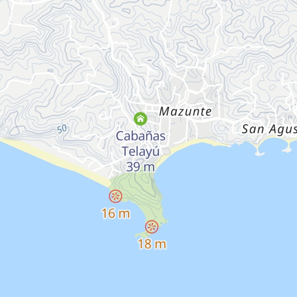 Map of Cabañas Miramar
