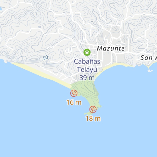 Map of Cabañas El Cactus