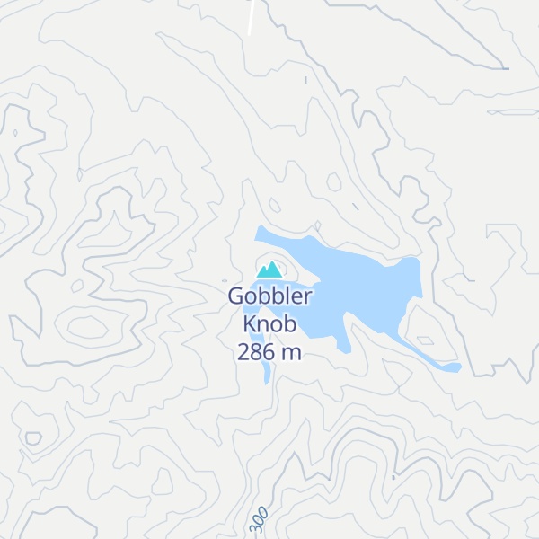 Map of Gobbler Knob