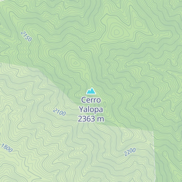 Map of Cerro Yalopa
