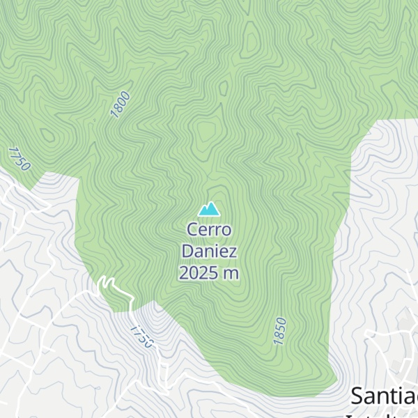 Map of Cerro Daniez