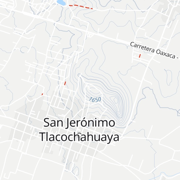 Map of Cerro León