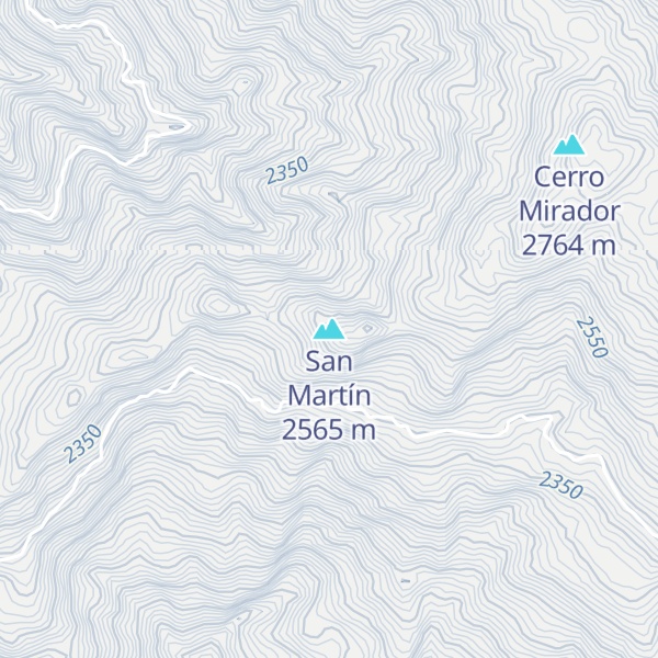 Map of San Martín