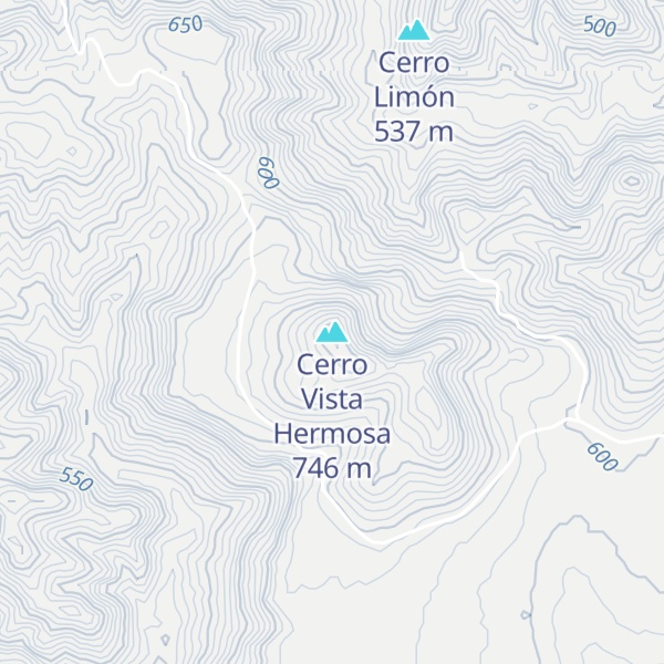 Map of Cerro Vista Hermosa