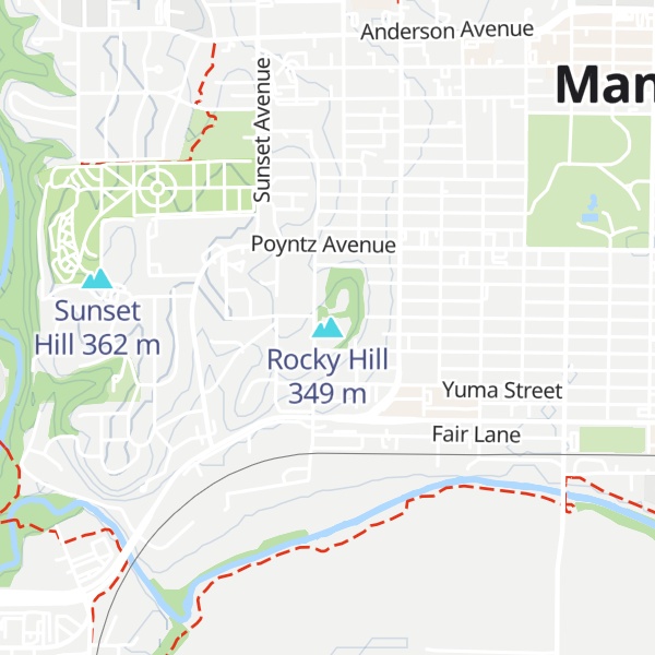 Map of Rocky Hill