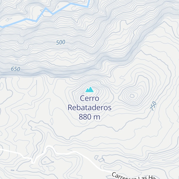 Map of Cerro Rebataderos