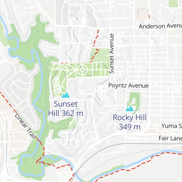 Map of Longview Hill