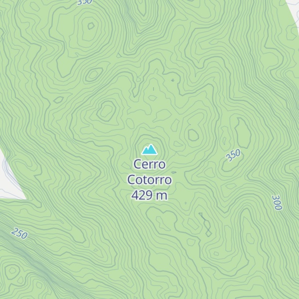 Map of Cerro Cotorro